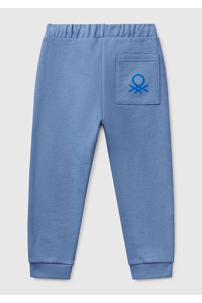 United Colors of Benetton Φούτερ με λογότυπο Boy's Airman Blue Back Pocket