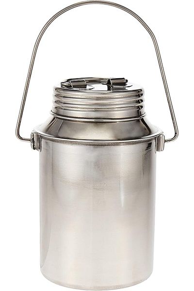 RAJ Screw Lid Storage Container, 2.5L Silver, SB02.5 – Oil, Milk, Food, Cereal, Pulses