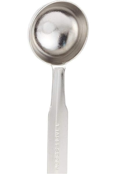 AKDC Raj Stainless Steel Measuring Spoons Set, 4 Pieces, 6.5 x 18 cm, TMSP00, Levelling & Table Spoon