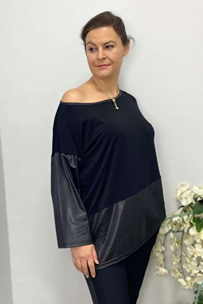 Mia Butik Women's Black Serla Blouse