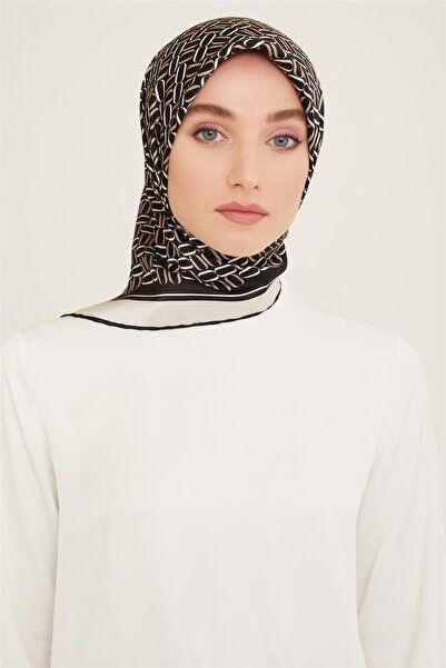 Armine وشاح كلاسيكي منقوش سيرا حرير 24YA9149 50 05