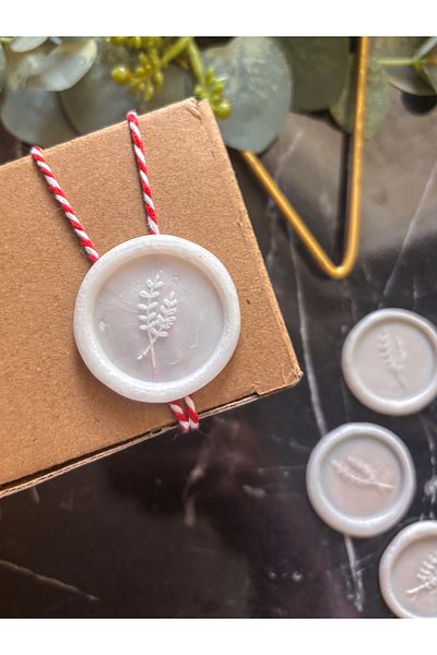 Hayal.kirtasiyesi Real Wax Seal 5Pcs Self Adhesive Invitation Seal Package Ornament