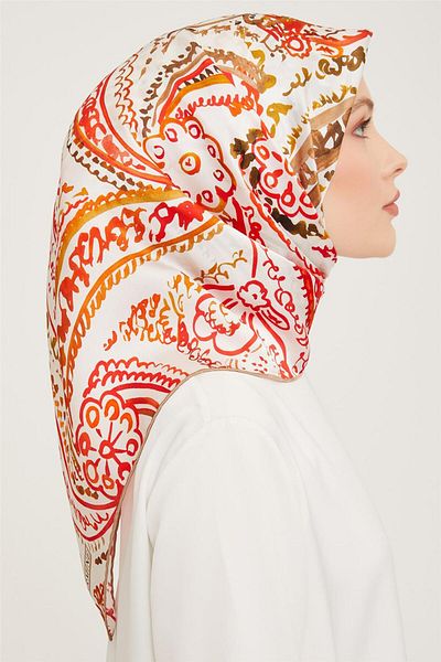 Armine Twill Silk Scarf 23Ka9037 01