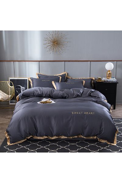 sharpdo Four-piece Set Of Washed 2.2M bed Silk Ice Silk 220*240cm