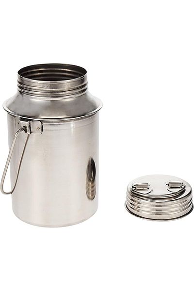 RAJ Screw Lid Storage Container, 2.5L Silver, SB02.5 – Oil, Milk, Food, Cereal, Pulses