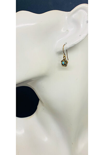 Porsuk Alternatif El yapımı etnik çiçek pirinç  kadın küpe