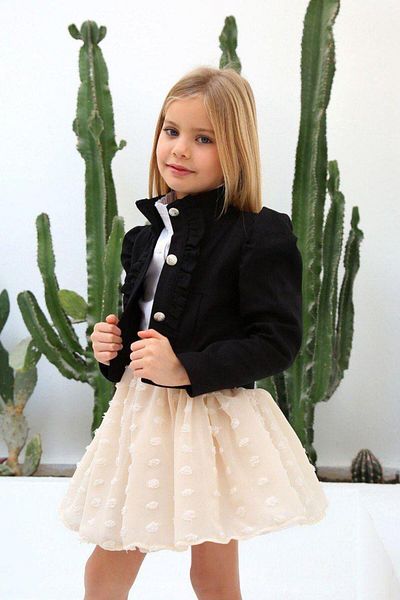 KOKOŞ BEBEK Σετ μπουφάν για κορίτσια Puffy Skirt