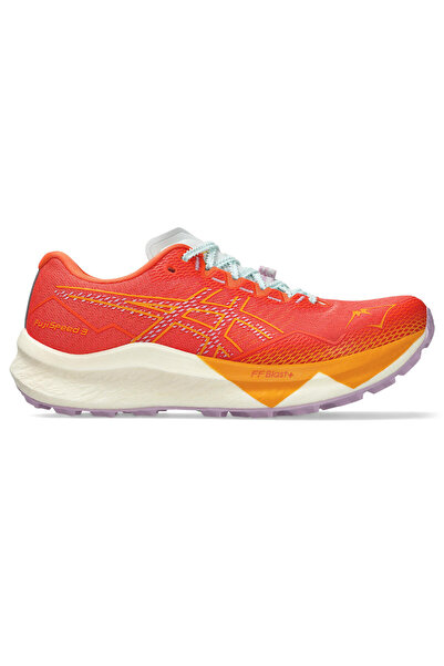 Asics FUJI SPEED 3 Kadın Gri-Pembe Outdoor Koşu Ayakkabısı 1012B689-800