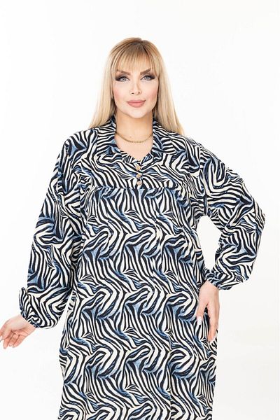 mervemoda γυναικείο μακρυμάνικο plus size υφαντό καλοκαιρινό μακρυμάνικο φόρεμα