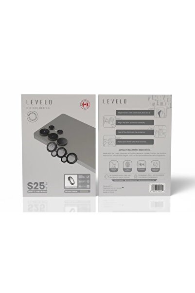 Levelo عدسة كاميرا Lucent Quint Ar لهاتف Samsung S25 Ultra - تيتانيوم طبيعي