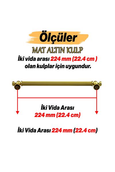 Badem10 Seldzucian Metal Stripes Aur 224 Mm 22,4 Cm Mobilier Bucătărie Sertar Dulap Dulap Mâner Mâner