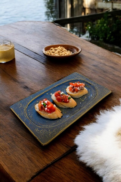 İREA PORSELEN Livelli 34 x 17 cm Porselen Kayık Sunum Tabağı / Tepsi