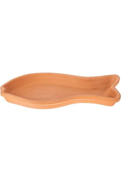 AKDC Plates Flat 16Cm X 31Cm X 3Cm Clay Colour 8683284014356