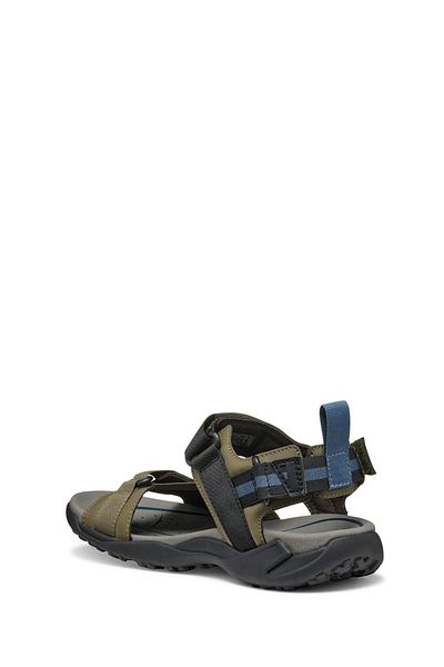Geox Men's Green Double Strap Sandals - U Terreno, Grip B Te, Nbk Sy Material U4550B011Ekc3009