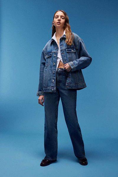 DeFacto New Season Oversize Wide Fit Jean Jacket