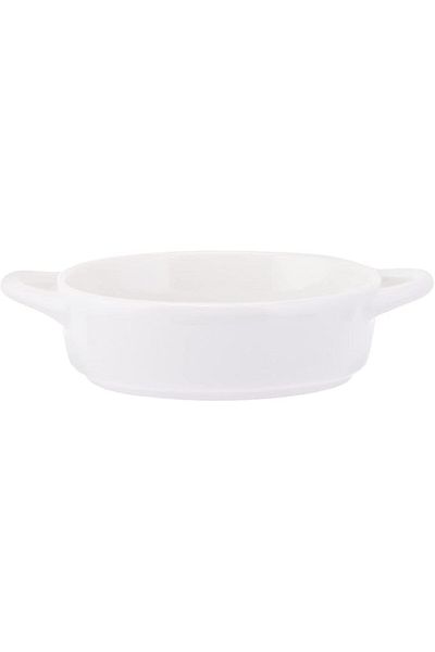 AKDC Oval Bowl 7Cm X 8Cm X 3Cm White