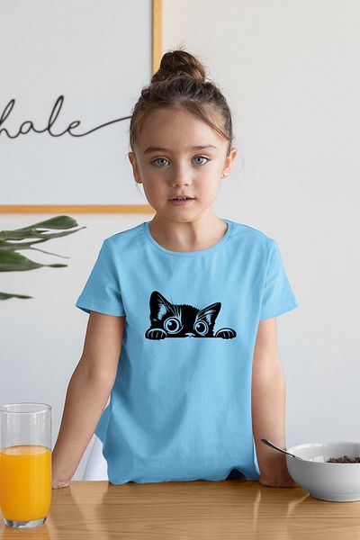 New Shine COPY - Tricou cu mânecă scurtă imprimat cu gâtul turn pentru copii