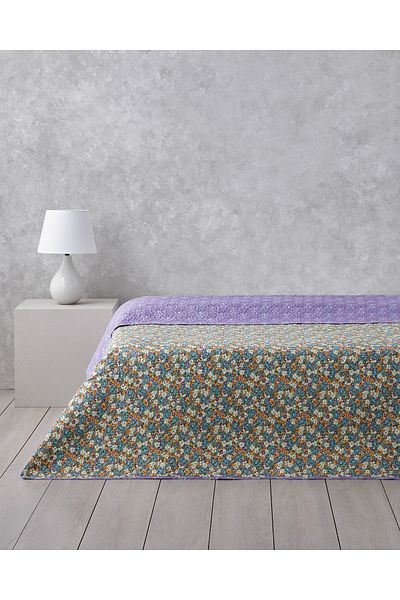 English Home Fiore Viola Dupla többcélú huzat 200x220 cm Lila