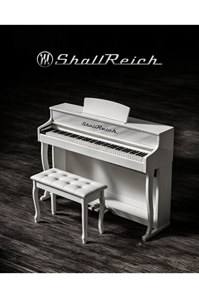 GMC MUSIC STORE ShallReich SRP-175-WH Parlak Beyaz Dijital Piyano ( Tabure&Ku...
