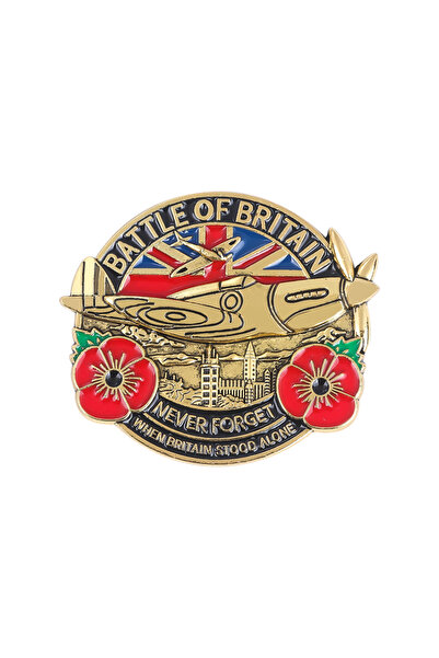 Choice Gold-color Battle of Britain Commemorative Pins Brooch 1940-2024 Battl...