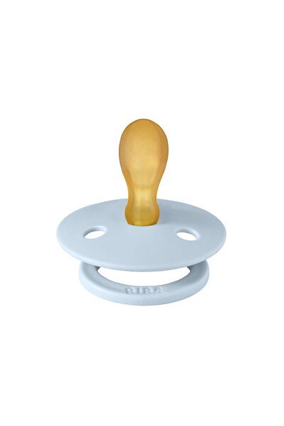 Bibs Colour Simetrik Kauçuk Emzik-Baby Blue 0-6 Ay