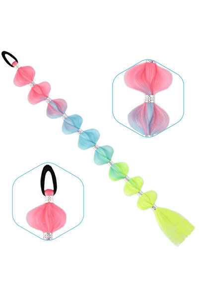 TAM TARZ Coada de cal elastică cu accesorii împletite - ACM13