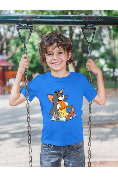 New Shine 1 tricou este un cadou pentru achiziții de 6 și mai sus în coș - Tricou cu mânecă scurtă imprimat pentru copii