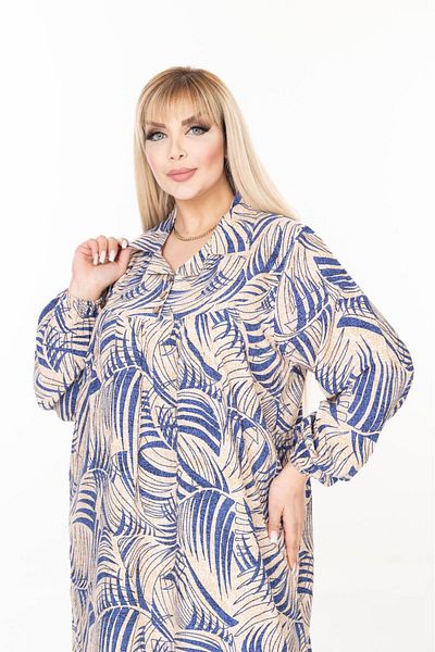 mervemoda rochie de vară cu mânecă lungă, țesută, cu mânecă lungă, mărime mare