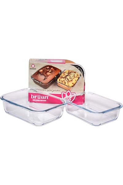 AKDC Glass Baking Dish Set of 3 – Borosilicate Glass, BPA-Free, Microwave & Dishwasher Safe