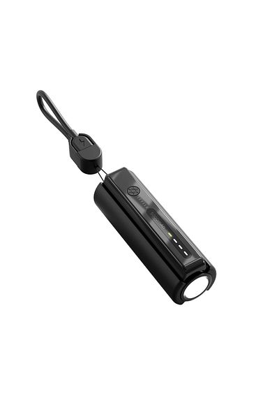 Levelo Nova Pro 5000Mah Power Bank With Flashlight - Black