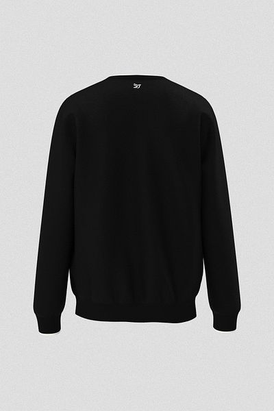 FANA Men's Sweatshirt Two Colors Ribbed Without Print