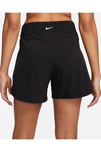 Nike Dri-Fit Fitness High-Waisted 3" Brief-Lined Training Siyah Kadın Şort
