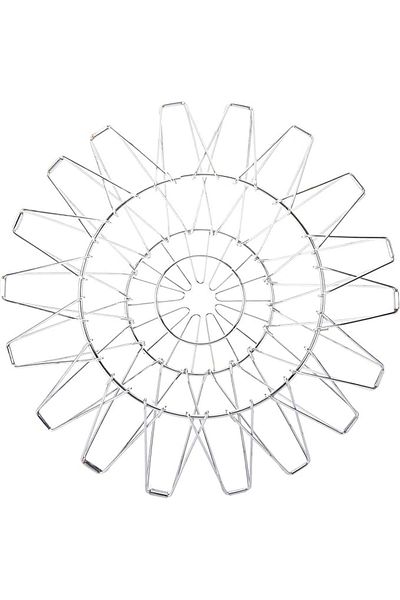 AKDC Fruit Basket 17Cm X 17Cm X 18Cm Silver