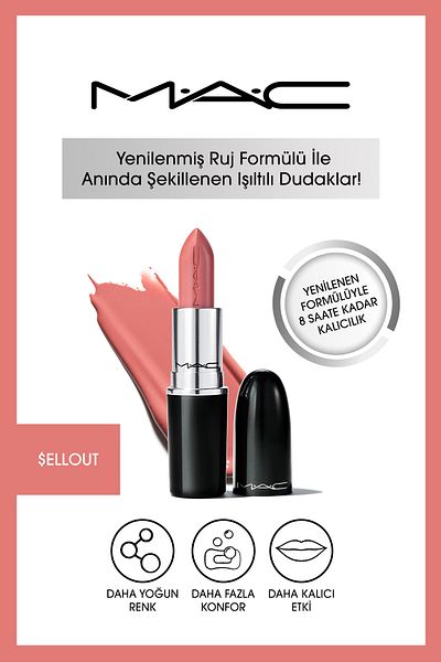 M.A.C Smooth Lasting Lipstick That Gives Softness – Sellout