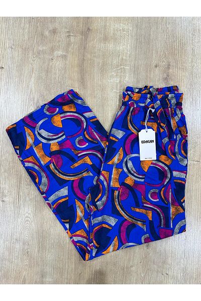 Edacan Women's Wide Leg Oversize Woven Trousers with Pockets