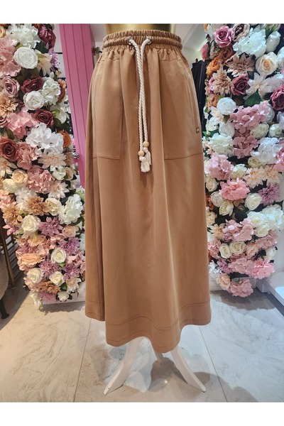 Kayra Women's Tobacco Color Skirt