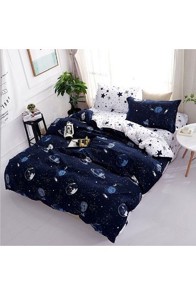 sharpdo 3-Piece Bedding Set Sheet set,with 1 Duvet/Quilt Cover And 2 Pillowcases King 2.2m bed (220*240cm)