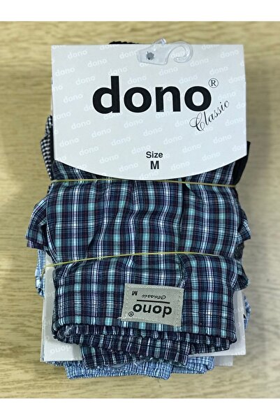 Dono Erkek Poplin Kumaş 1.Kalite Karışık Desenli Erkek Boxer