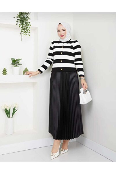 MODA VEDAT Жіночий комплект з пишною спідницею та кардиганом (СПІДНИЦЯ БРЕНДУ HENZA)