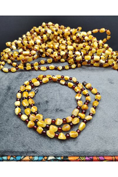 KehribarCo قلادة كهرمان البلطيق للبالغين هدية معتمدة من ليتوانيا