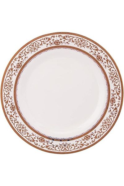 AKDC Ceramic Dinner Plate L(27cm) xW(27cm) xH(2cm) White 6326587100280
