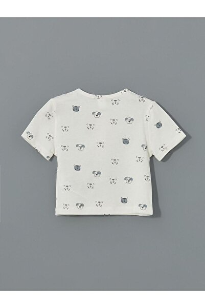 LC Waikiki Crew Neck Printed Baby Boy T-Shirt and Pants 2-Piece