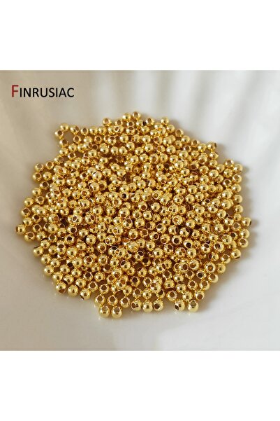 Choice 3 مم - 100 قطعة مطلية بالذهب عيار 18 قيراطًا مطلية بالذهب الحقيقي عيار...