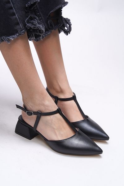 Riccon Emelkaela Women's Heeled Shoes 0012012   Black Skin
