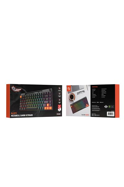 porodo Gaming Wired Mechanical Keyboard - Black