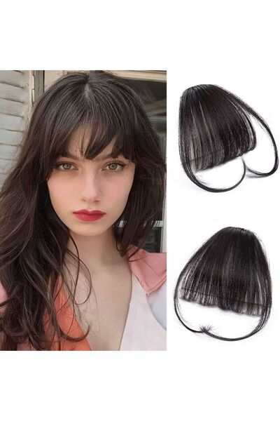 Suzan Peruk Kahkül Perçem tak ve çık.Kahkül perçem kestirmeye son bu ürünle h...