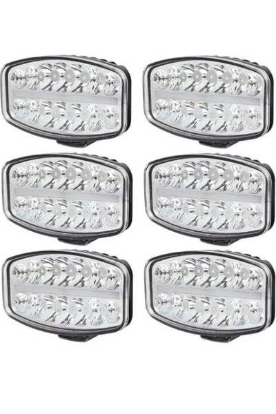 AHMET OTOMOTİV (6 ADET) DEMMN  FULL LEDLİ SARI VE BEYAZ PARKLI SİS LAMBASI