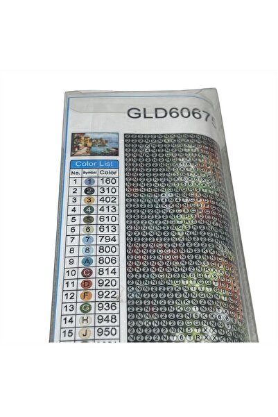 EleganTShoP 5D Yapışan Boncuk Goblen 40 x 50 cm Mozaik Tablo Pano 77099