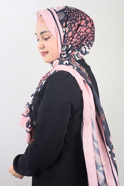 Emproyal Patterned Natural Silk Shawl - Pattern-12 - Color-08