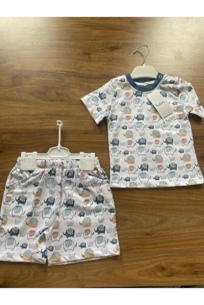 Pierre Cardin 100% Cotton Patterned Pocket Shorts 2 Piece Set